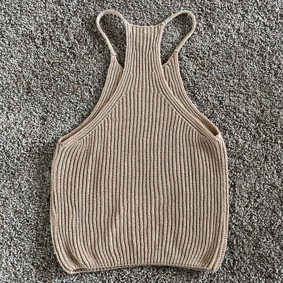 Knit Racerback Tank Top - Picture 2 of 3